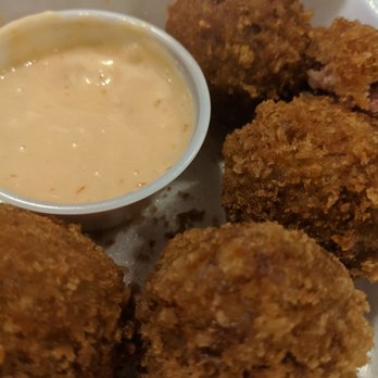AJ's Oasis Cafe - Corned beef balls with thousand island dressing 3-13-20 absolutely a winner for your taste buds - Chicken Wings Near Me - Meriden, Connecticut
