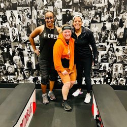 Rumble Boxing - Working with friends!