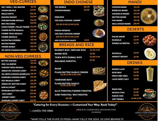 Menu photo 2 Urban Curry And Biryani Mountain View, CA Menu photo 2 Urban Curry And Biryani Mountain View, CA