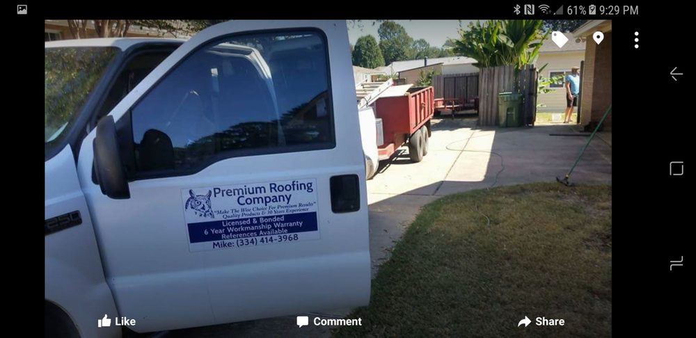 Slide of Premium Roofing Company