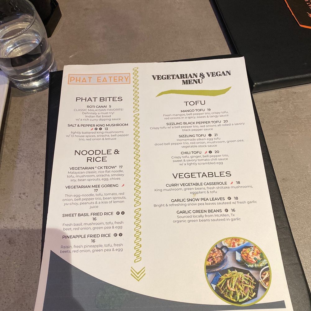 Phat Eatery - Vegetarian menu - Malaysian Near Me - Katy, Texas Phat Eatery - Vegetarian menu - Malaysian Near Me - Katy, Texas