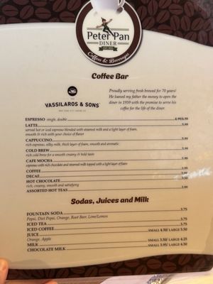 Menu photo 1 Peter Pan Diner Bay Shore, NY Menu photo 1 Peter Pan Diner Bay Shore, NY