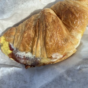 Le Quartier Bakery & Cafe - Dundee - Bacon and Egg on Croissant - Bakeries Near Me - Omaha, Nebraska