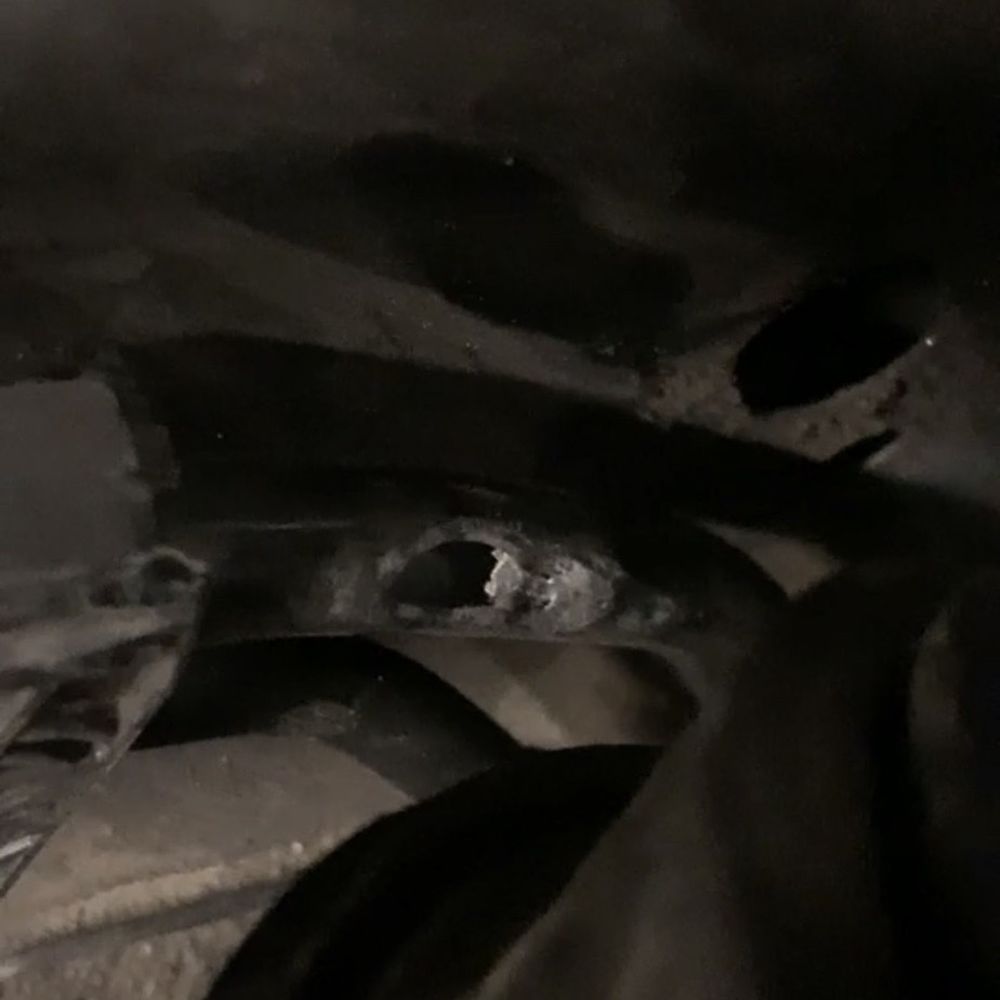 Not sure how this hole was missed if they performed a smoke test the first time? Not sure how this hole was missed if they performed a smoke test the first time?