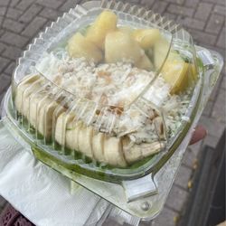 Quench Cafe & Juice  Bar - Green Goddess smoothie bowl.