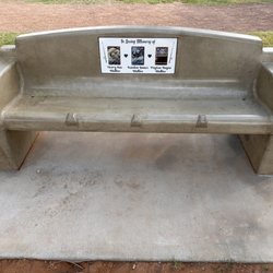 Green Meadow Park - Beautiful memorial bench to three young souls. Siblings who died in a car accident in May 2022. (8/21/2023)