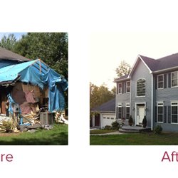 The Rock Roofing - before and after