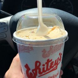 Whitey's Ice Cream - Small banana graham shake!