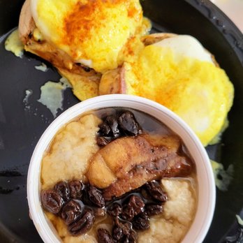 Reveille Coffeehouse Cafe - Benny and Irish oatmeal - Breakfast & Brunch Near Me - Alpharetta, Georgia