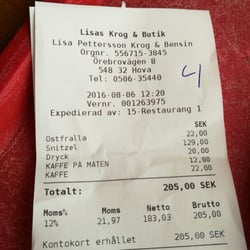Elisabeth Petterssons Krog & Bensin