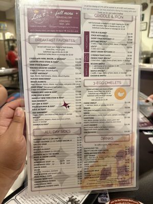 Menu photo 3 Lou's Diner Las Vegas, NV