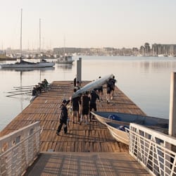 East Bay Rowing Club - Launching from the Dock