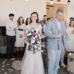 Carmel Florist - I requested that I have a cascading bouquet and Carmel Florist (Elena) TOTALLY delivered!!!
