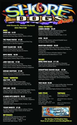 Menu photo 8 Shore Dogs Grill Panama City Beach, FL Menu photo 8 Shore Dogs Grill Panama City Beach, FL