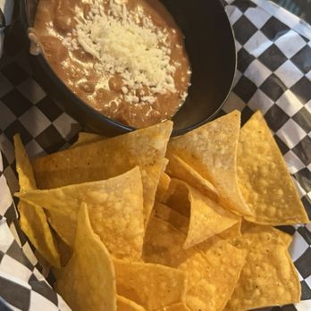 RAW Kitchen & Cantina - Complimentary chips and Beans super flavorful! - Seafood Near Me - Rancho Cucamonga, California RAW Kitchen & Cantina - Complimentary chips and Beans super flavorful! - Seafood Near Me - Rancho Cucamonga, California