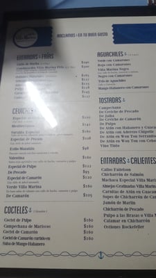 Menu photo 8 Villa Marina Tijuana, BCN