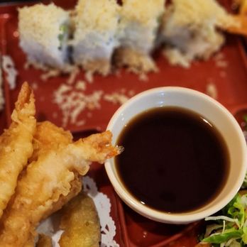 Bento Box Japanese Grill - Bento Box w Tempura & Krunchy Roll - Japanese Near Me - Ontario, California
