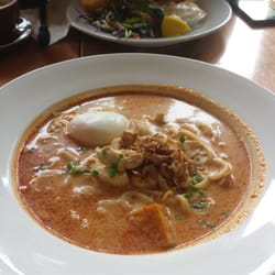 Thyme Cafe - The chicken laksa, probably the best thing on the menu.