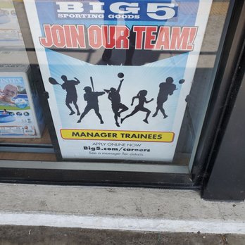 Big 5 Sporting Goods - They're hiring - Sporting Goods Near Me - Capistrano Beach, California
