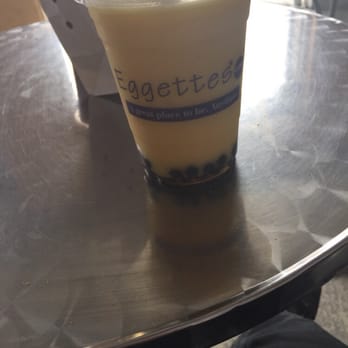 Eggettes - Mango orange w/light tapioca - Desserts Near Me - San Francisco, California Eggettes - Mango orange w/light tapioca - Desserts Near Me - San Francisco, California