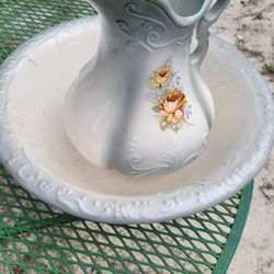 The Fredericksburg Antique Mall & Clock Shop - Pitcher and Basin by Anchor