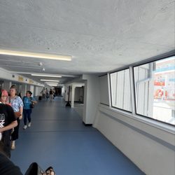 Queen Elizabeth II Cruise Terminal - To the ship after security