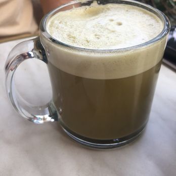 Fàme Caffe - Muddy Water...earthy tone of matcha tea & espresso, serving hot. It's different but good. Life is too short, try it & you may like it ! - Coffee & Tea Near Me - Phoenix, Arizona