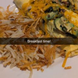 Omelet with Hash Browns Omelet with Hash Browns
