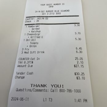 In-N-Out Burger - Lunch at In N Out - Burgers Near Me - Las Vegas, Nevada