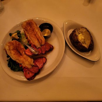 Walter's Steakhouse - Lobster tails aith baked potato - Steakhouses Near Me - Wilmington, Delaware