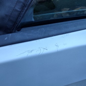 Ebenezer's Auto upholstery - This is the right side of my car that is all scratched due to them putting on the new roof - Auto Upholstery Near Me - Los Angeles, California Ebenezer's Auto upholstery - This is the right side of my car that is all scratched due to them putting on the new roof - Auto Upholstery Near Me - Los Angeles, California