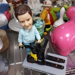 Goodwill Store & Donation Center - Pallet jack bobble head guy. There on july 17th 2014