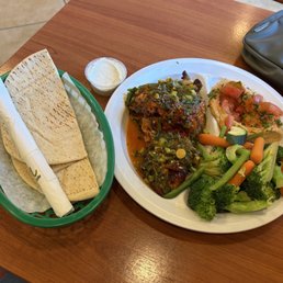 1/4 Spicy Lemon Garlic Chicken Combo