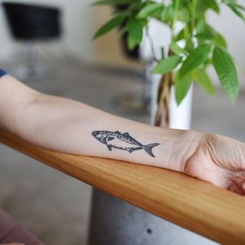 Destiny City Tattoo - Yellowtail by Margo. This is 3 months healed, I love it! - Tattoo Near Me - Tacoma, Washington