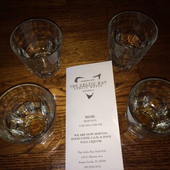Celtic Ray Irish Pub - Irish whiskey abounds at the Ray. So does Irish hospitality. - Irish Near Me - Punta Gorda, Florida Celtic Ray Irish Pub - Irish whiskey abounds at the Ray. So does Irish hospitality. - Irish Near Me - Punta Gorda, Florida
