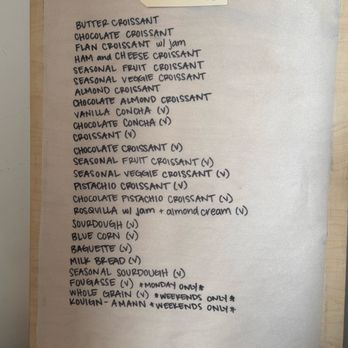 Forma Bakery - Menu - Bakeries Near Me - Oakland, California