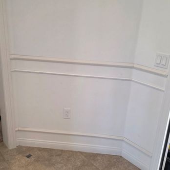 Crowning Touch Moulding - Ignore the floor and lack of paint, check out that gorgeous chair rail - General Contractors Near Me