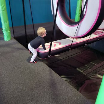 Elevate Trampoline Park - Obstacles that are fun for the little kids when the big kids aren't in the building. :) - Trampoline Parks Near Me - Zelienople, Pennsylvania