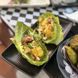 Curry Chicken Salad Lettuce Wraps Curry Chicken Salad Lettuce Wraps