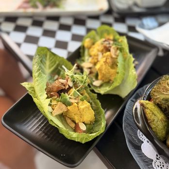 Piazza Bar - Curry Chicken Salad Lettuce Wraps - Pizza Near Me - Carson City, Nevada Piazza Bar - Curry Chicken Salad Lettuce Wraps - Pizza Near Me - Carson City, Nevada