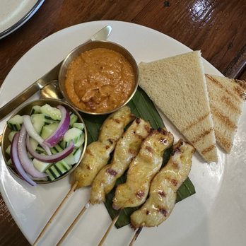 Golden Spoon - Chicken Satay 10/10 love the sauce! - Thai Near Me - Manteca, California