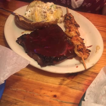 Wagon Master Steak House - That isn't a 1/2 rack of ribs by any means. If that's how you cut costs, well you suck... - Steakhouses Near Me - Leesville, Louisiana Wagon Master Steak House - That isn't a 1/2 rack of ribs by any means. If that's how you cut costs, well you suck... - Steakhouses Near Me - Leesville, Louisiana