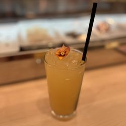 Saketome - Ginger Jalapeño Mocktail. So good!