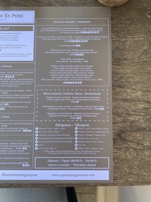 Menu photo 2 Es Pont Puigpunyent, PM
