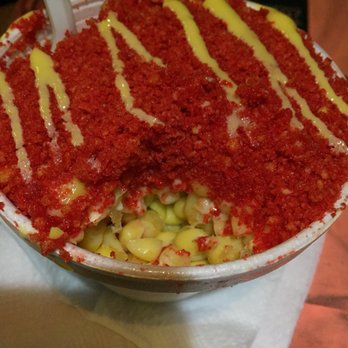 Zury's Raspados - Dry hot Cheeto elote for 4.50. - Shaved Ice Near Me - Victorville, California Zury's Raspados - Dry hot Cheeto elote for 4.50. - Shaved Ice Near Me - Victorville, California