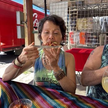 1 & Only Tacos - Another friend who tried the marlin tacos - Tacos Near Me - Cabo San Lucas, BCS