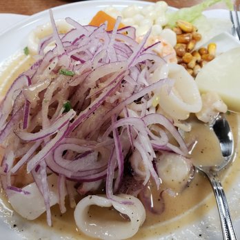 Inti Peruvian Restaurant - Ceviche Mixto - Latin American Near Me - Los Angeles, California Inti Peruvian Restaurant - Ceviche Mixto - Latin American Near Me - Los Angeles, California