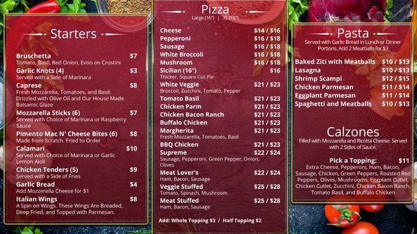 Menu photo 3 Pizzeria Sapienza CLT Charlotte, NC