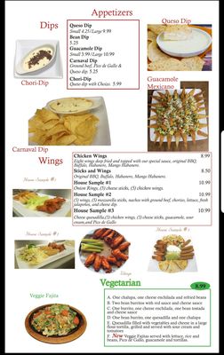 Menu photo 1 El Carnaval Licking, TX Menu photo 1 El Carnaval Licking, TX