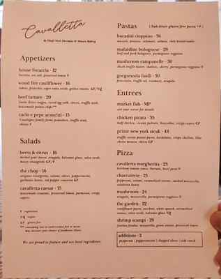 Menu photo 6 Cavalletta Restaurant Aptos, CA Menu photo 6 Cavalletta Restaurant Aptos, CA